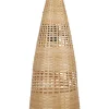 Candeeiro De Teto Em Bambu Castanho Claro Suam