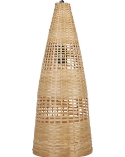 Candeeiro De Teto Em Bambu Castanho Claro Suam