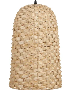 Candeeiro De Teto Em Bambu Castanho Claro Kerio