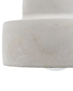 Candeeiro De Teto Em Betao E Metal Cinzento Claro Verde