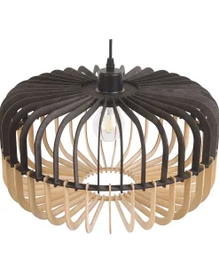 Candeeiro De Teto Em Castanho Claro E Preto Sous