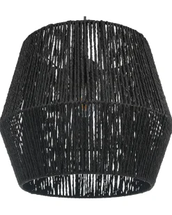 Candeeiro De Teto Em Corda De Papel Preto Gweru