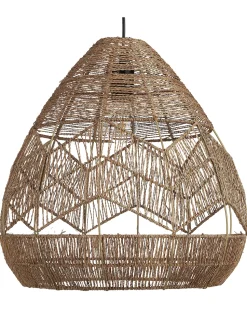 Candeeiro De Teto Em Corda De Papel Cor Natural Cascade