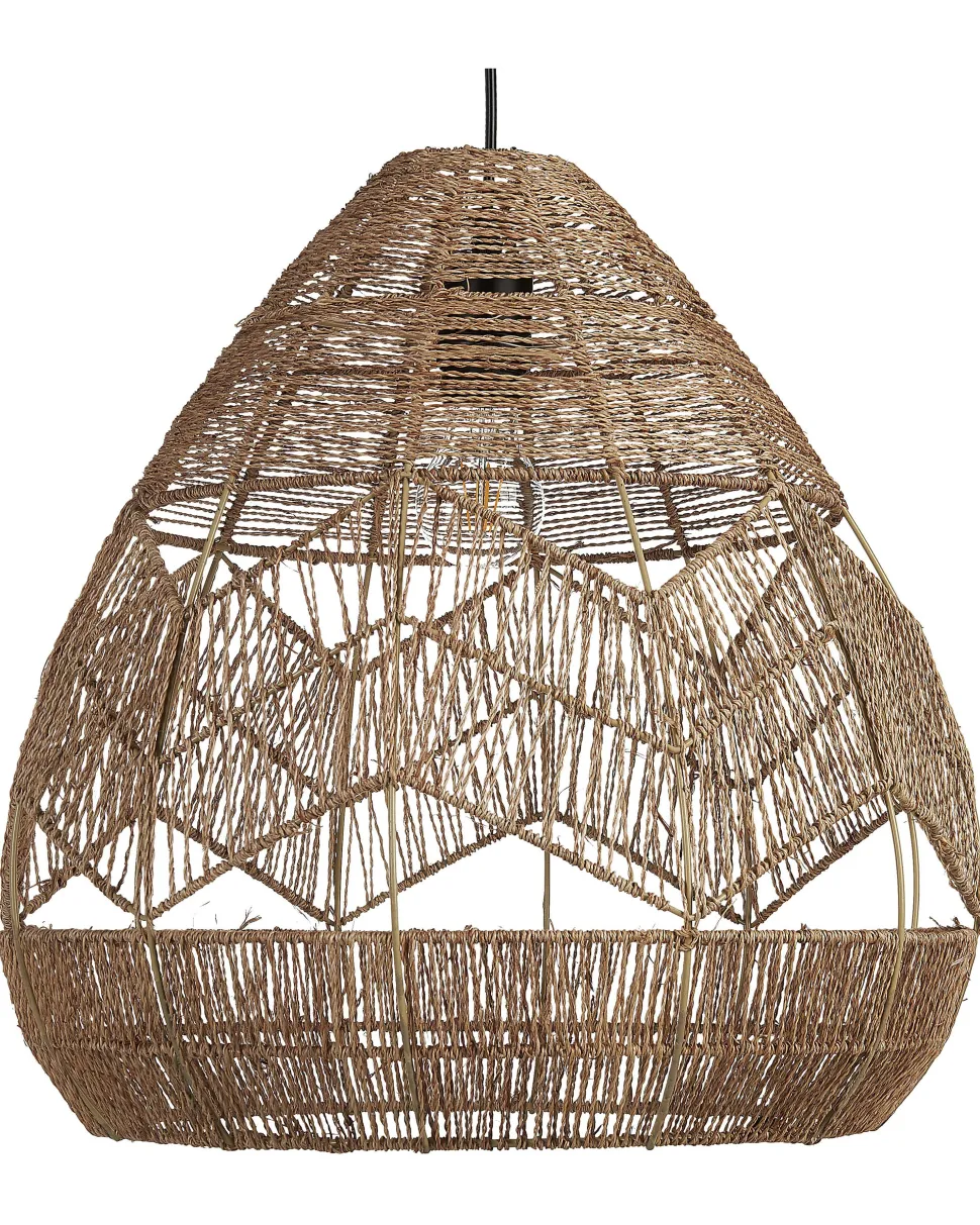 Candeeiro De Teto Em Corda De Papel Cor Natural Cascade