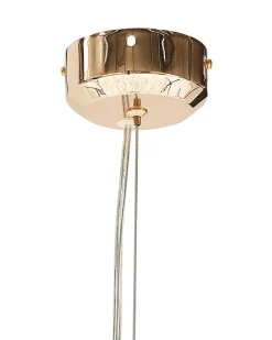 Candeeiro De Teto Em Cristal Dourado Torola