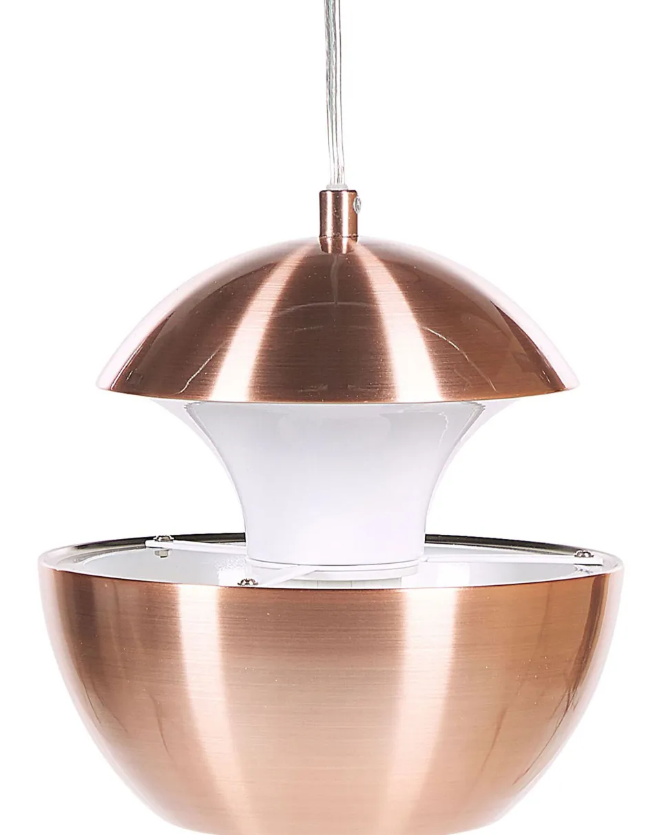 Candeeiro De Teto Em Metal Cor De Cobre Bojana