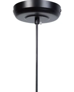 Candeeiro De Teto Em Metal Preto E Cor De Cobre Giona