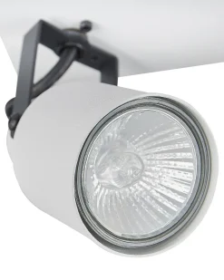 Candeeiro De Teto Em Metal Branco 4 Luzes Bonte