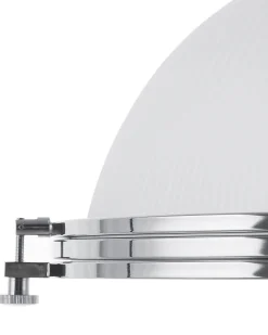 Candeeiro De Teto Em Metal Cromado E Vidro Ebron