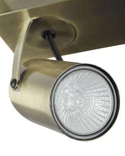 Candeeiro De Teto Em Metal Cor De Bronze Para 4 Lampadas Klip