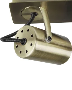 Candeeiro De Teto Em Metal Cor De Bronze Para 4 Lampadas Klip