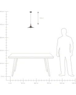 Candeeiro De Teto Em Metal Preto E Cor De Cobre Swift S