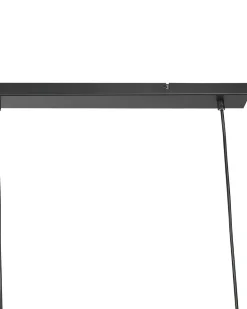 Candeeiro De Teto Em Metal Preto E Dourado Harena