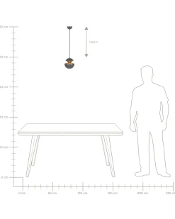 Candeeiro De Teto Em Metal Preto Bojana