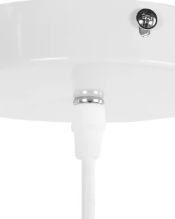 Candeeiro De Teto Em Metal Branco Bayou