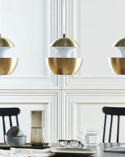 Candeeiro De Teto Em Metal Cor De Bronze Bojana