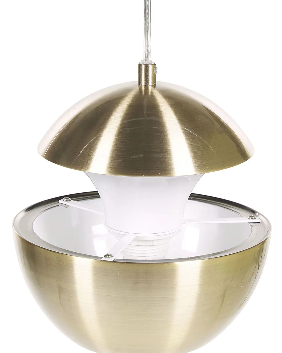 Candeeiro De Teto Em Metal Cor De Bronze Bojana