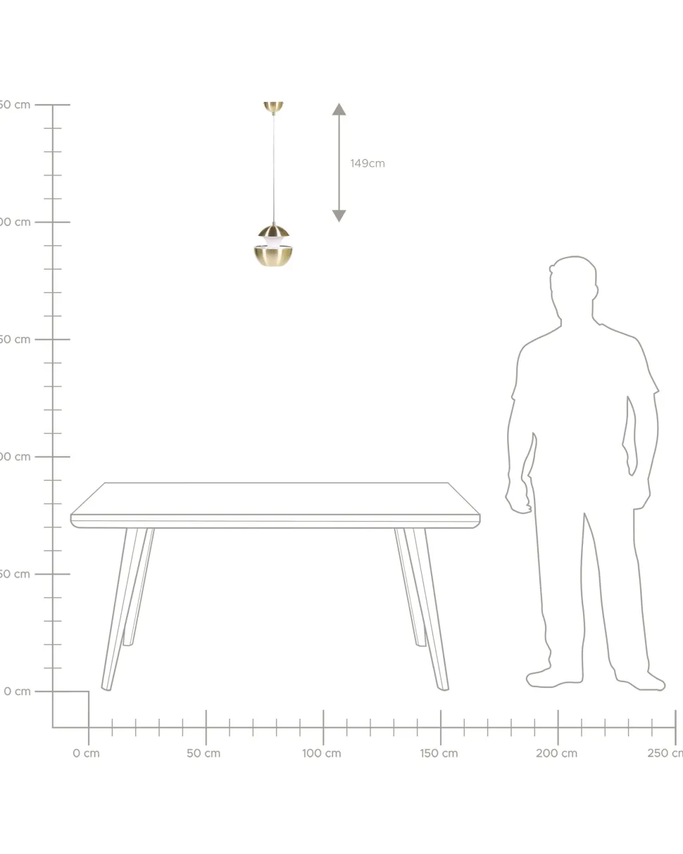 Candeeiro De Teto Em Metal Cor De Bronze Bojana