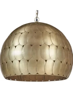 Candeeiro De Teto Em Metal De Cor Bronze Harangi