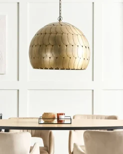 Candeeiro De Teto Em Metal De Cor Bronze Harangi