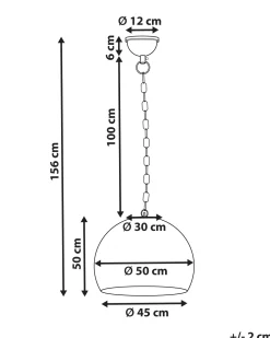 Candeeiro De Teto Em Metal De Cor Bronze Harangi