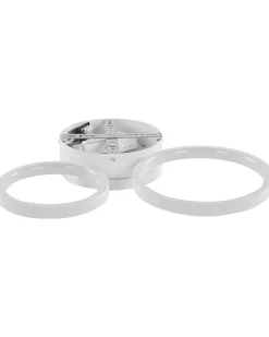 Candeeiro De Teto Em Metal Branco Agnat