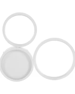 Candeeiro De Teto Em Metal Branco Agnat