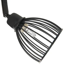 Candeeiro De Teto Em Metal Preto Com 4 Projetores Golok