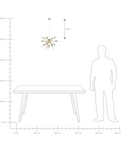 Candeeiro De Teto Em Metal Dourado Balagas