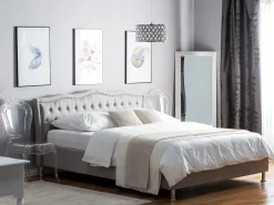 Candeeiro De Teto Em Metal Cromado E Cristal De Acrilico Tenna S