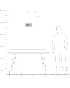 Candeeiro De Teto Em Metal Cromado E Cristal De Acrilico Tenna S