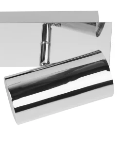 Candeeiro De Teto Em Metal Prateado Rosetta