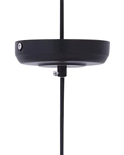 Candeeiro De Teto Em Metal Cor De Cobre Em Gaiola Preta Tresa