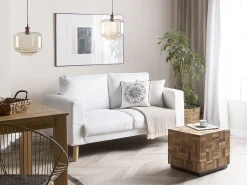 Candeeiro De Teto Em Metal E Vidro Cor De Cobre Lanata