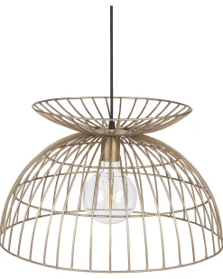 Candeeiro De Teto Em Metal Bronze Mahanadi