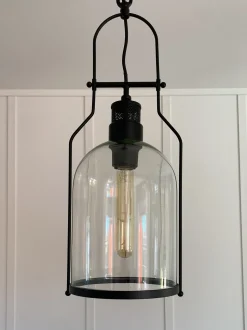 Candeeiro De Teto Em Metal Preto Bashilo