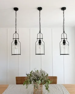 Candeeiro De Teto Em Metal Preto Bashilo