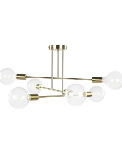 Candeeiro De Teto Em Metal Cor De Bronze Kidane