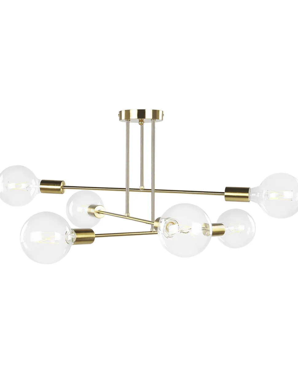 Candeeiro De Teto Em Metal Cor De Bronze Kidane