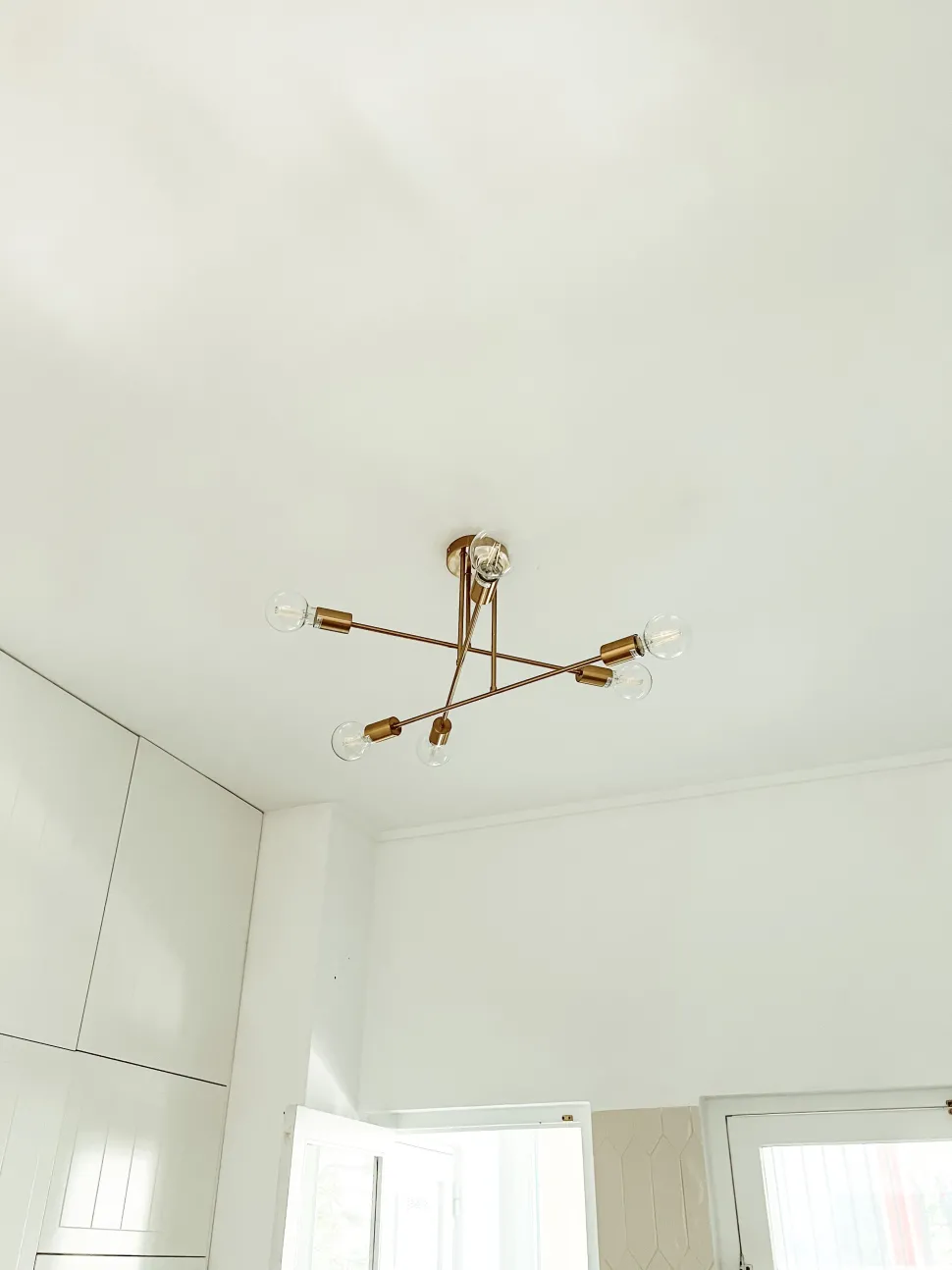 Candeeiro De Teto Em Metal Cor De Bronze Kidane