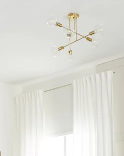 Candeeiro De Teto Em Metal Cor De Bronze Kidane