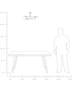 Candeeiro De Teto Em Metal Cor De Bronze Kidane