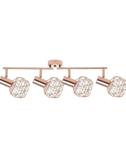 Candeeiro De Teto Em Metal Cor De Cobre Chenab