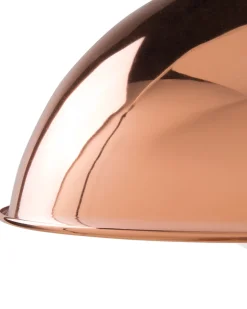 Candeeiro De Teto Em Metal Branco E Cor De Cobre Gallatin