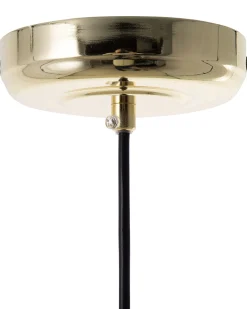 Candeeiro De Teto Em Metal Dourado Guam