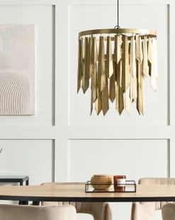 Candeeiro De Teto Em Metal De Cor Bronze Chambal