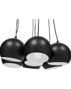 Candeeiro De Teto Em Metal Preto Olza