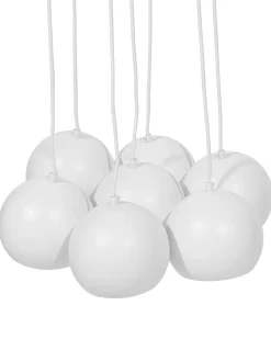 Candeeiro De Teto Em Metal Branco Olza