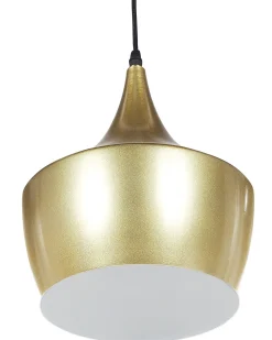 Candeeiro De Teto Em Metal Dourado 142 Cm Fraser