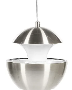 Candeeiro De Teto Em Metal Prateado Bojana